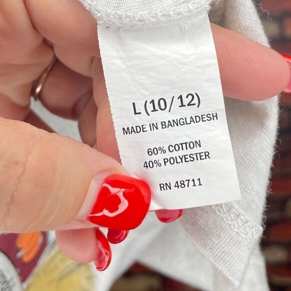 5 for $25🔥Falls Creek Puppy Pumpkin Latte T-Shirt Size Large (10-12) - Picture 4 of 5